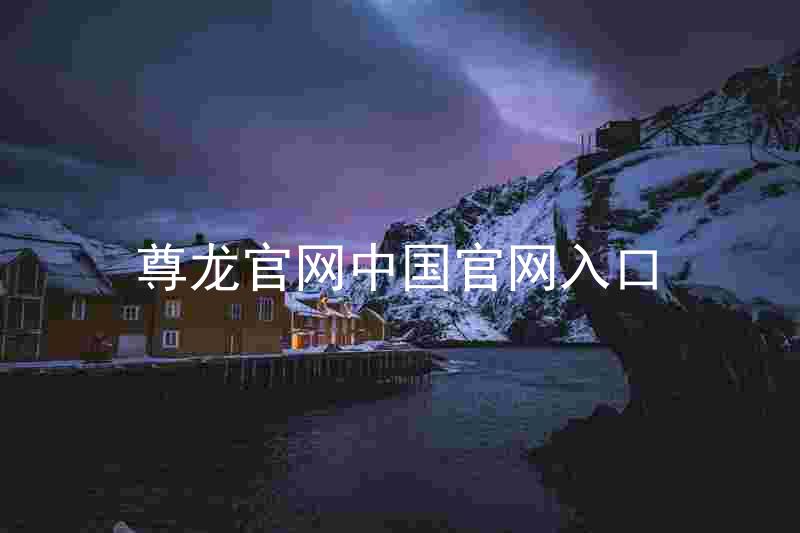 尊龙官网中国官网入口